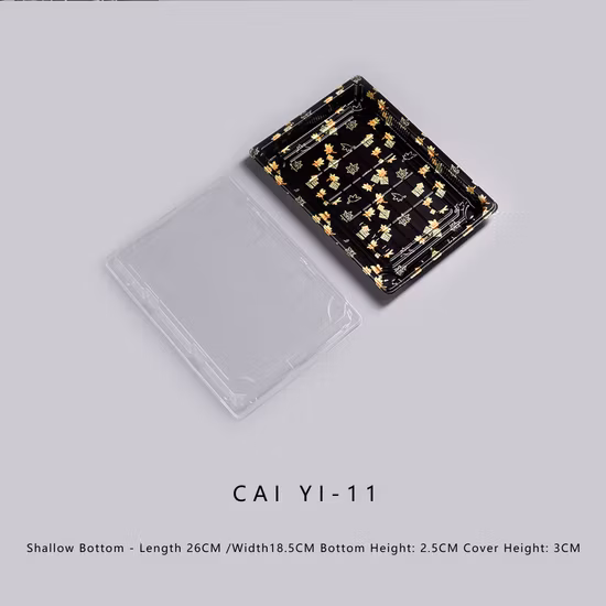 Recipientes de comida para viagem de plástico descartáveis ​​​​PET