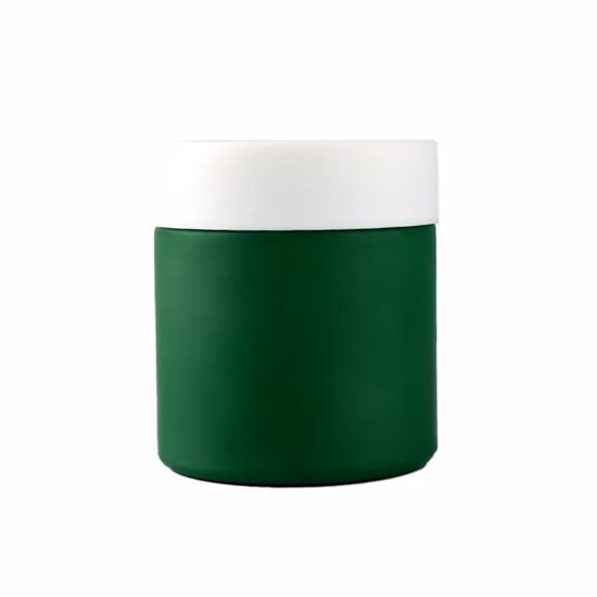 Cr Atacado 1g 3G 5g 2oz 4oz Luxo Transparente Lado Reto Resistente a Crianças Tampa Flor Alimentos Cera Embalagem Frasco de vidro com tampa de bambu à prova de crianças