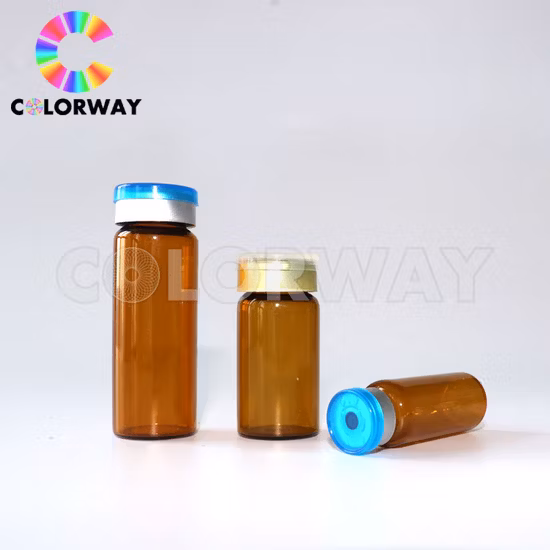 Amber Bottles Ampoule Vials Tubular de vidro do tamanho padrão 2ml do ISO