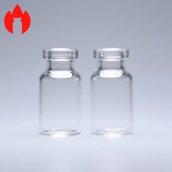 Frasco de vidro tubular neutro transparente para injeção farmacêutica de 2ml 5ml 7ml 10ml